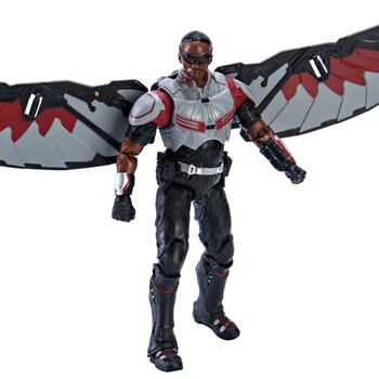 漫威正版钢铁侠玩具美国队长3玩偶mk45模型mk46关节可动 猎鹰(板装)