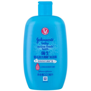 强生（Johnson）婴儿活力清新沐浴露300ml（适合三岁以上儿童）
