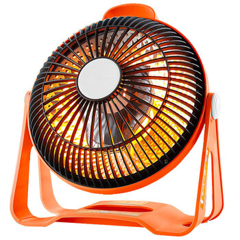 迷你小太阳取暖器 暖风机家用省电电暖器电暖气台式 橙色