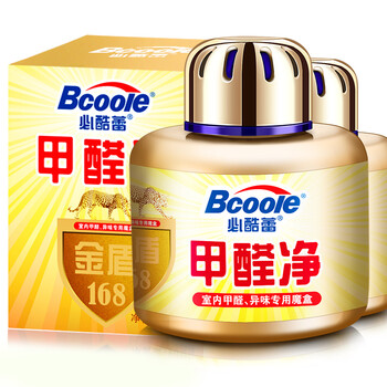 
                                        必酷蕾 加拿大专利技术除甲醛光触媒去甲醛清除剂净化除味魔盒 除醛率高于活性炭 两盒装(40-60平方)送检测盒*1                