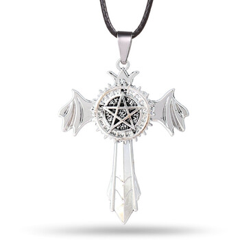 动漫黑执事夏尔赛巴斯五星契约契约印恶魔奥多之眼项链钥匙扣cosplay