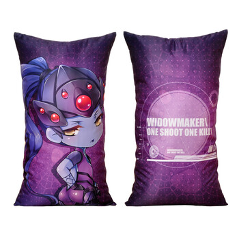 va 动漫周边枕头半身抱枕 黑百合 版本2 35x55双面自然绒