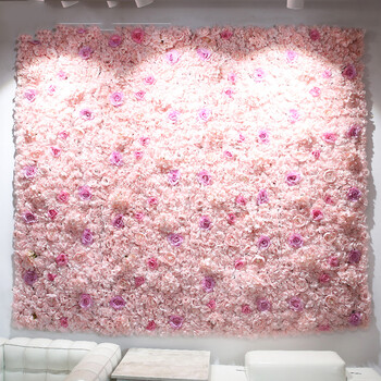 仿真花墙背景墙假花婚庆仿真花艺室内装饰商场橱窗婚礼布置摄影道 l款