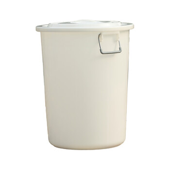 60升100升150升大号加厚塑料桶大水桶加厚大白桶白色水桶圆形带盖垃圾