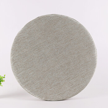 榻榻米地板圆形海绵学车增高屁股坐垫加厚办公室日式宿舍布艺椅垫 银