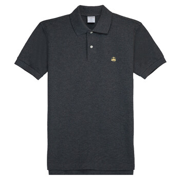 brooks brothers 布克兄弟 男士深灰色经典黄金羊logo标polo衫