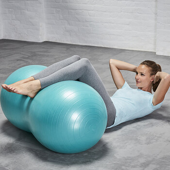 瑜伽球健身普拉提花生球防爆 绿色