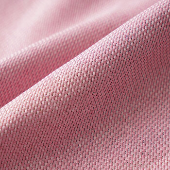 现代简约纯色棉麻阳台隔热遮光窗帘飘窗卧室客厅成品亚麻布料 粉红色