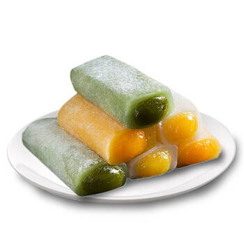 百乐芬 爆浆长条麻薯400g整箱 抹茶芒果糯米糍驴打滚干吃汤圆零食品