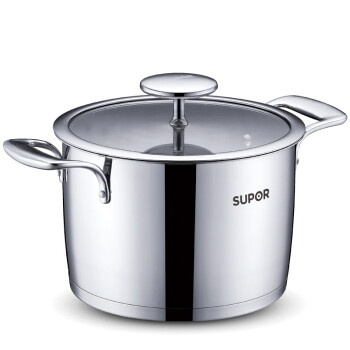
                                        苏泊尔（SUPOR） 20cm304不锈钢加厚复底汤锅 电磁炉燃气可用 ST20V1                