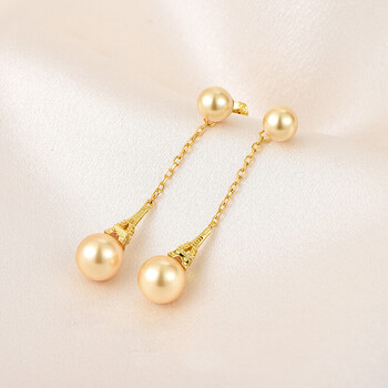 黄金色耳环一对【图片 价格 品牌 报价】