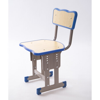 课桌椅单人双人辅导班培训桌学校教室家用学习升降课桌 双柱白象椅子