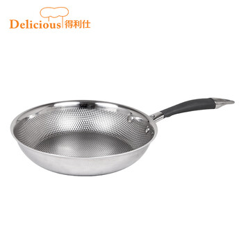 
                                        帝恩翼无油烟铁炒锅不粘锅炒菜锅铁锅电磁炉通用 32cm                