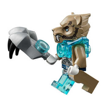 > lego乐高益智拼插积木玩具 chima气功传奇系列象女王的寒冰机器猛犸