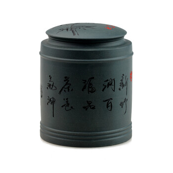 品茶忆友 茶叶罐 宜兴紫砂密封罐 紫砂茶缸普洱醒茶罐大号 紫砂茶叶罐 紫砂茶缸 新款梅花