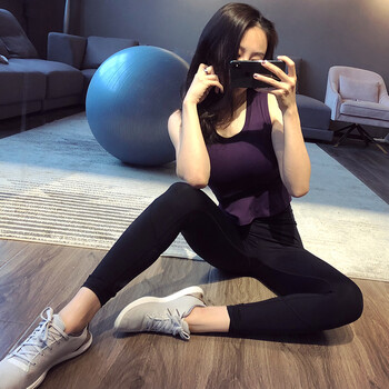 运动护具 紧身服/压缩衣 隆创 隆创 速干健身背心紧身衣女 性感瑜伽服