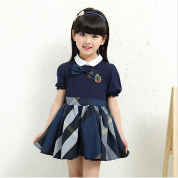 幼儿园园服夏季套装 贵族中小学生老师套装校服儿童班服 1623女 140码