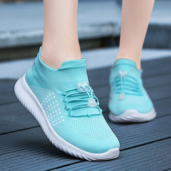休闲鞋女鞋夏季新款镂空网面袜子鞋女韩版百搭透气网眼轻便跑步鞋子