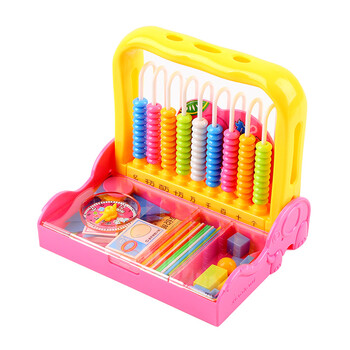 小学生数学计数器一二年级学具盒5行/9行/12行多功能计算算术架 九行