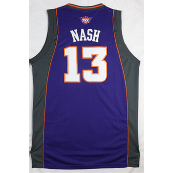 nba球衣 太阳队13#纳什新面料刺绣球衣 篮球服 紫色 xxl