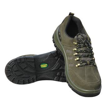 幂范西(mifanxi) 劳保鞋男女安全鞋防护鞋钢包头透气安全工作鞋真皮防