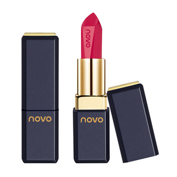 口红滋润保湿咬唇妆唇膏女哑光不脱色正红色持久不沾杯 4#裸海棠色