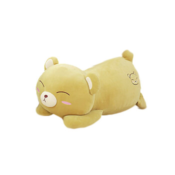 好酷 卡通可爱呆萌胖嘟嘟晚安熊公仔毛绒玩具大号送女生生日礼物抱枕