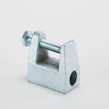 镀锌老虎牙老虎卡c型钢配件虎口夹梁夹型钢吊件 大中小号支架管夹定制