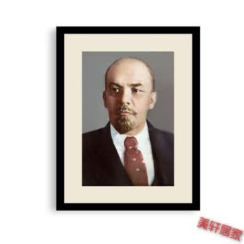 马克思恩格斯伟人画像挂画学校教室装饰画文化墙壁画 6 33*43