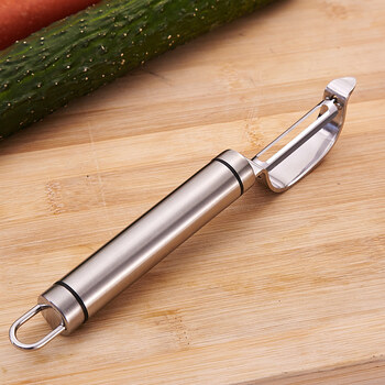 304不锈钢削皮刀水果削皮器刮皮刀刨刀瓜果去皮器sn0244 弓形削皮刀