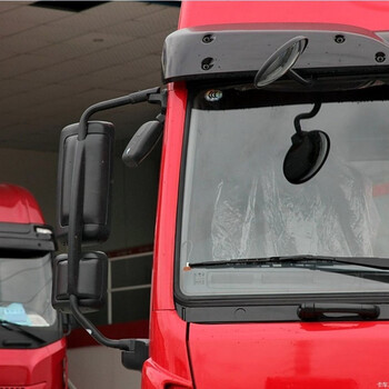 维诺亚 解放重卡货车新悍威天v龙v途v反光镜后视镜倒车镜圆镜总成 小