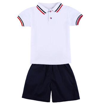 学生校服幼儿园园服夏季英伦风新款班服儿童毕业服夏装短袖套装 男童