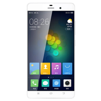 纽曼(Newman) 纽扣 CM810 移动联通双4G智能手机 双卡双待（16G ROM） 白色