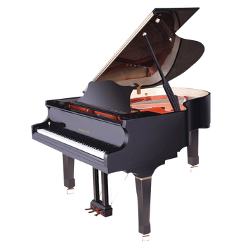 海伦cf180 家用考级三角钢琴 88键黑色漆面 _现价91100元
