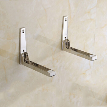 壁挂式微波炉置物架厨房304不锈钢挂式烤箱架支架