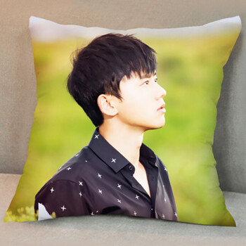 张杰抱枕 女朋友生日礼物圣诞礼物 情侣抱枕床头diy创意定做靠垫 张杰