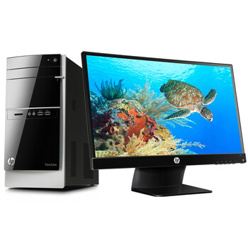 惠普（HP）500-420cn 台式电脑（G3250 4G 500G DVD 键鼠 Win8.1）23英寸显示器