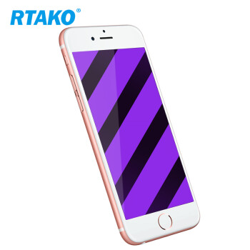 
                                        Rtako【3D抗蓝光全覆盖】iphone6s钢化膜不碎边适用苹果6/6sPlus贴膜全屏 6P/6sP 白色升级蓝光全屏                