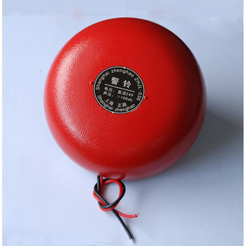 桂安6寸消防报警警铃 工厂紧急报警器 车间验厂火警电铃 220v24v