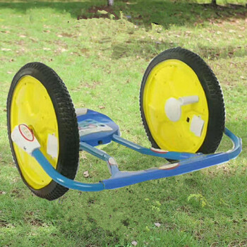 儿童手摇车风火轮带音乐彩灯滑行漂移扭扭溜溜摇摆车 黄色轮子 黑色