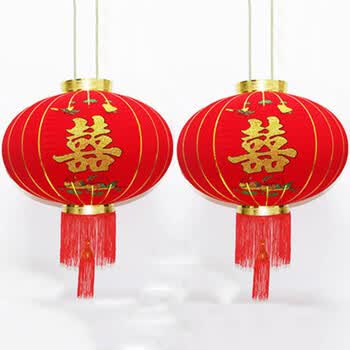 婚庆用品 龙凤双喜 1个灯笼