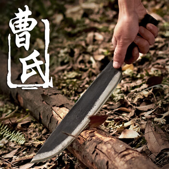 曹家刀 手工锻打弹簧钢砍骨刀尖刀 特殊用途多功能刀具