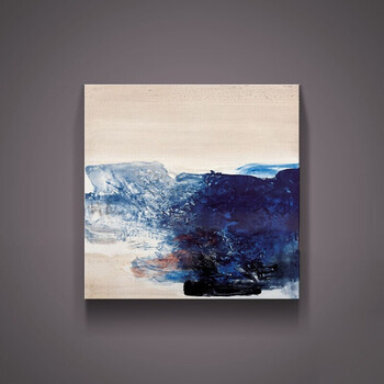 壁画定制方形客厅画装饰赵无抽象油画东南亚古典家居名家临 无框画