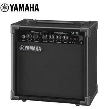 雅马哈（YAMAHA）吉他音响GA15II 电木吉他贝司箱琴音箱 弹唱原声失真混音 GA15II电木吉他音箱带失真