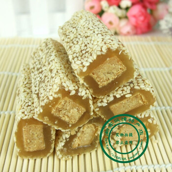 潮汕特产 鸭脖子糖 花生芝麻软糖卷 芝麻包贡糖 揭西特产花生糖 甜味