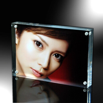 家装软饰 相框/照片墙 熙枫(xifeng) 八寸创意亚克力相框 水晶玻璃