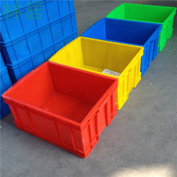 号塑料周转箱物流运输筐仓库收纳整理框可配盖养鱼龟胶箱盒 6号加厚