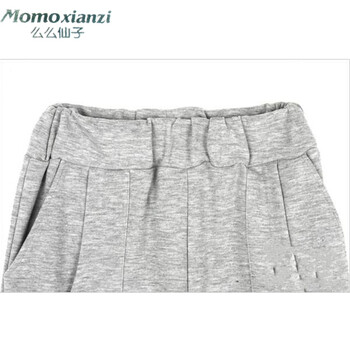 么么仙子2015秋季时尚修身显瘦运动服女款卫衣女士休闲学生少女运动套装女 浅灰色 L