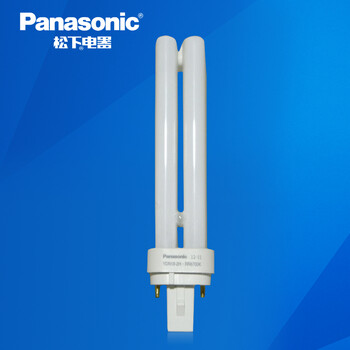 松下（Panasonic）插拔式节能灯18W 针插式荧光灯管 三基色 6支装 三基色