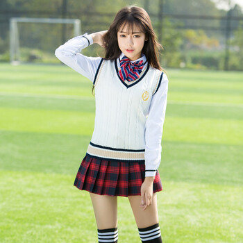 跑男同款衣服小初中高中学生装校园风女装校服套装学院风韩国 款式